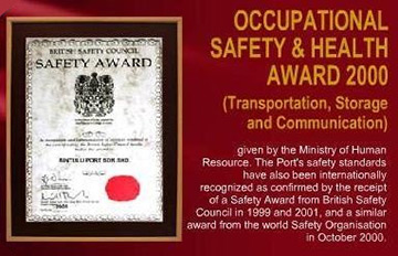 Occupational Health & Safety Award 2000